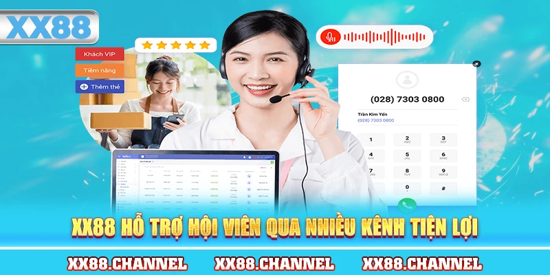 XX88 hỗ trợ hội viên qua nhiều kênh tiện lợi